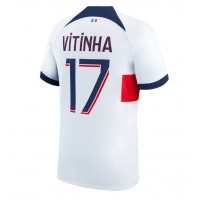 Paris Saint-Germain Vitinha Ferreira #17 Udebanetrøje 2023-24 Kortærmet